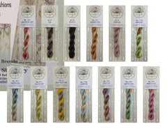 Cottage Garden Threads Hare's Nest Pins and Needles Panel of Stitcheries Thread Pack