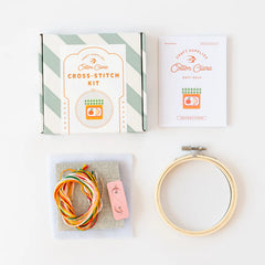 Cotton Clara Craft Kits & Supplies - Marmalade Jam Beginner Cross Stitch Kit