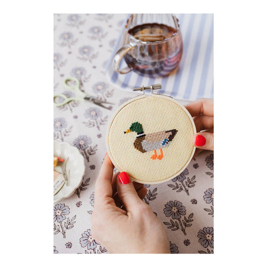 Cotton Clara Duck Cross Stitch Kit