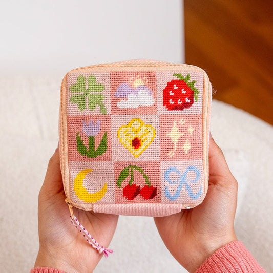 Craft Club Good Luck Charms Needlepoint Pouch Kit