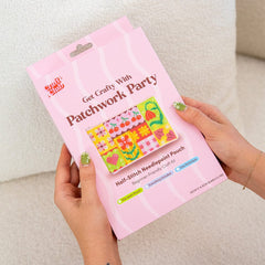 Craft Club Patchwork Party Needlepoint Pouch Kit