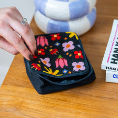 Craft Club Pop Art Petals Needlepoint Pouch Kit