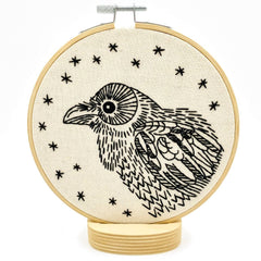 Hook Line and Tinker Raven Nevermore Embroidery Kit