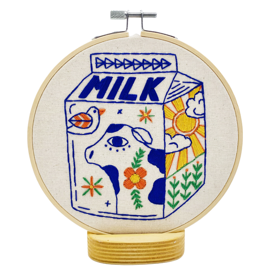 Hook Line & Tinker Milk Complete Embroidery Kit