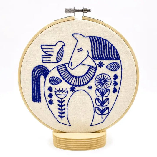 Hook Line and Tinker Hygge Horse Embroidery Kit