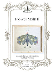 The Wishing Thorn Flower Moth III Cross Stitch Pattern