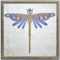 The Wishing Thorn Flower Dragonfly Cross Stitch Pattern