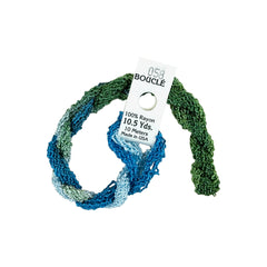 EdMar Boucle - 058 Medium Blue and Dark Sea Green