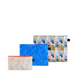 LOQI Maruitshuis, Vermeer, de Heem, Fabritius Recycled Project Bags - Set of 3