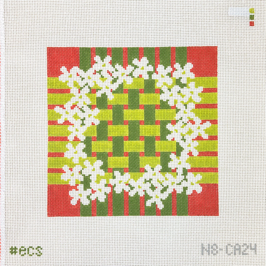 Elizabeth Crane Swartz Designs Paperwhites Needlepoint Canvas