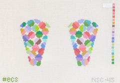 Elizabeth Crane Swartz Lulu Scissor Case Needlepoint Canvas