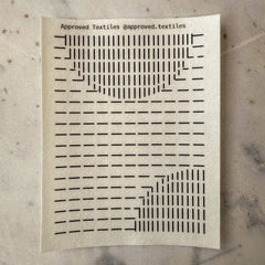 Approved Textiles Bauhaus Mending and Embroidery Transfers