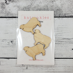 Katrinkles Small Sheep Yarn Bobbins - Set of 3