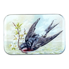 Firefly Notes Spring Swallow Notions Tin Needle Case