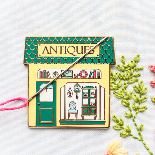 Flamingo Toes Antique Shop Needle Minder