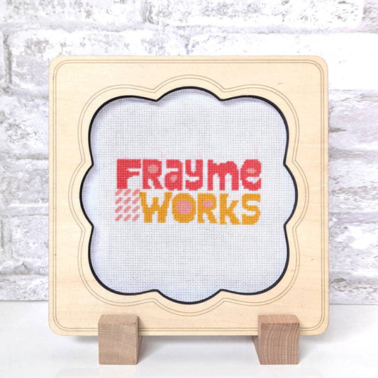 Fraymeworks Fancy Square Needlepoint Stretcher Frame - 7 x 7 inches