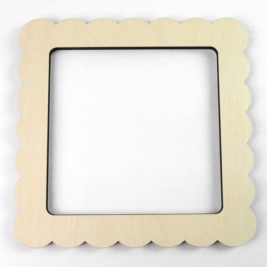 Fraymeworks Scallop Square Needlepoint Stretcher Frame - 8 x 8 inches