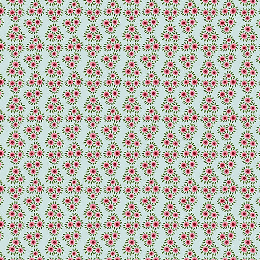 FreeSpirit Fabrics Kristen Katz Rosette Cotton - Mist