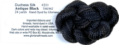 Gloriana Duchess Silk - 211 Antique Black