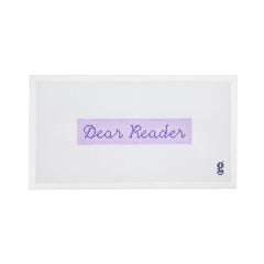 Goodpoint Needlepoint Dear Reader - Purple Needlepoint Canvas