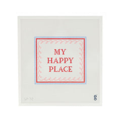 Goodpoint Needlepoint My Happy Place Needlepoint Canvas