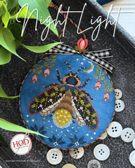 Hands On Design Night Light Cross Stitch Pattern