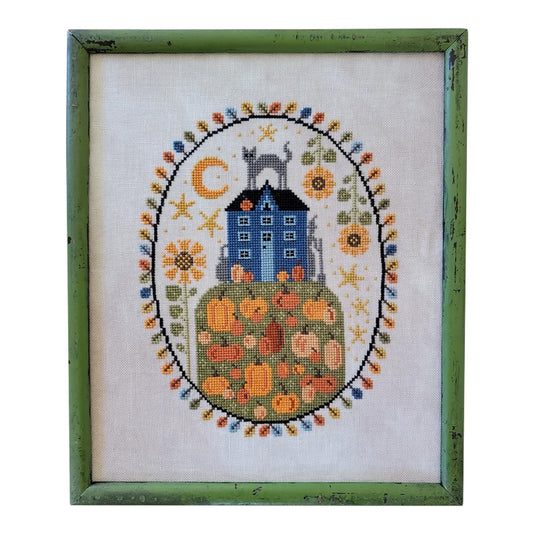 Hello From Liz Mathews House on Pumpkin Hill Cross Stitch Pattern