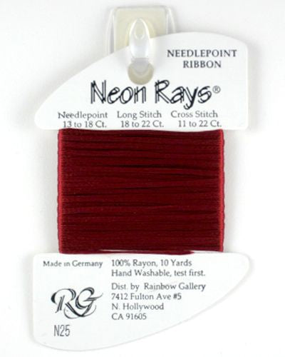 Rainbow Gallery Neon Rays - 025 Brick Red