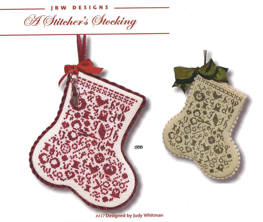 JBW Designs A Stitchers Stocking Cross Stitch Pattern