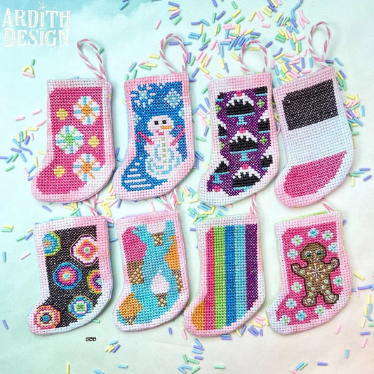 Ardith Design Sweet Little Stockings Cross Stitch Pattern