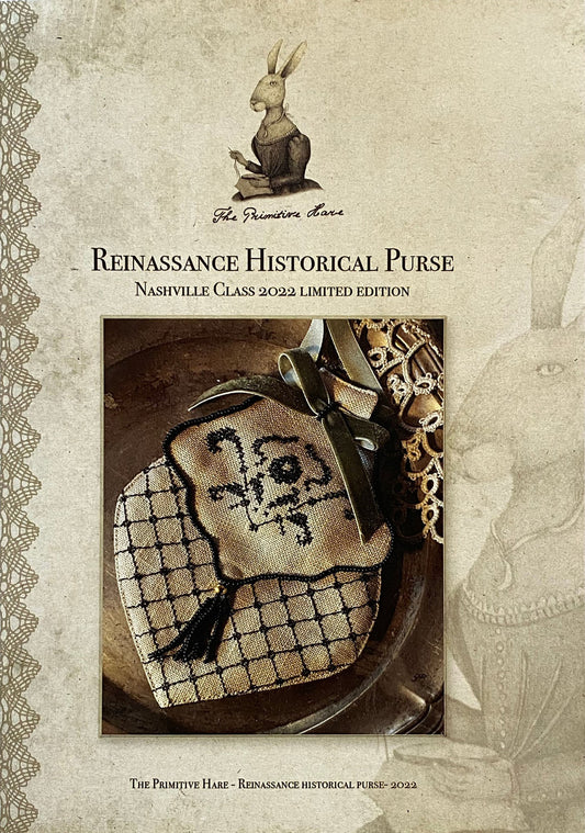 The Primitive Hare Reinassance Historical Purse Cross Stitch Kit