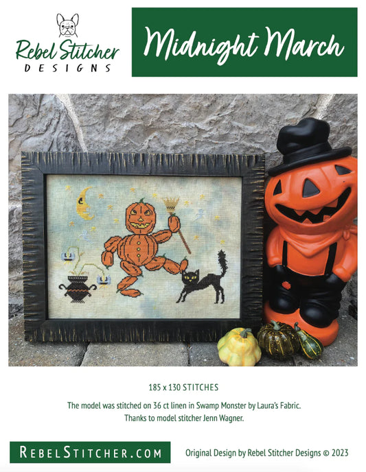 Rebel Stitcher Designs Midnight March Cross Stitch Pattern