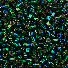 Sundance Designs Seed Beads Size 11 - 647 Dark Rainbow Green