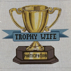 The Gingham Stitchery Kirkland Design Studios Trophy Wife Needlepoint Canvas