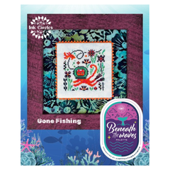 Ink Circles Cross Gone Fishing Stitch Pattern