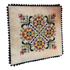 Ink Circles Harvest Lilies Cross Stitch Pattern