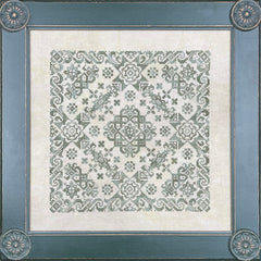 Ink Circles Sumatran Lace Cross Stitch Pattern