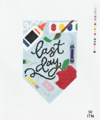 Ivy Thread First and Last Day of School Banner Set Needlepoint Canvas