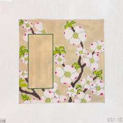 J. Child Designs Dogwood Eyeglass Case Needlepoint Canvas