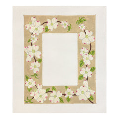 J. Child Designs Dogwood Picture Frame Needlepoint Canvas