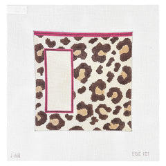J. Child Designs Leopard Eyeglass Case Needlepoint Canvas