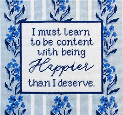 Needlepoint To Go Jane Austen - Content Needlepoint Canvas