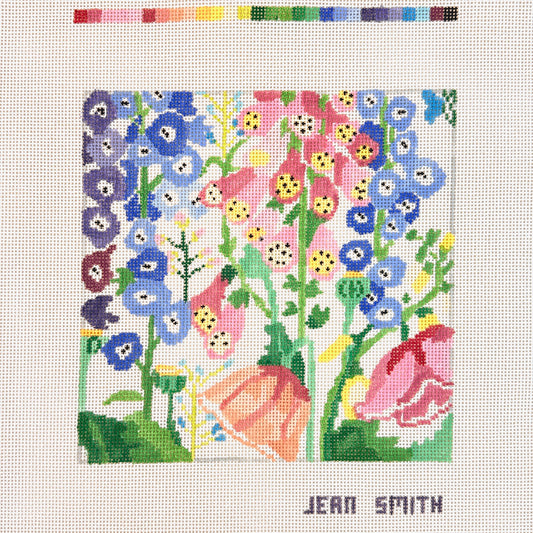 Jean Smith Designs Small Garden Treasures Needlepoint Canvas