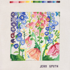 Jean Smith Designs Small Garden Treasures Needlepoint Canvas