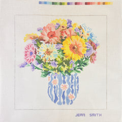 Jean Smith Designs Summer Bouquet #6 Needlepoint Canvas