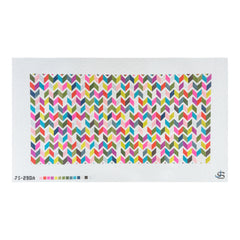 Jeni Sandberg Needlepoint Chevron Stripe Tote or Pillow Needlepoint Canvas