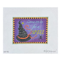 Kate Dickerson Needlepoint Collections Come on In For A Spell Needlepoint Canvas