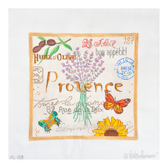 Kate Dickerson Needlepoint Collections Provence Collage Needlepoint Canvas