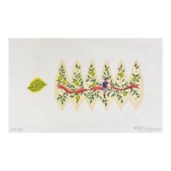 Kate Dickerson Needlepoint Collections Twelve Days Pear #12 Drummers Drumming Needlepoint Canvas
