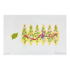 Kate Dickerson Needlepoint Collections Twelve Days Pear #10 Lords a Leaping Needlepoint Canvas